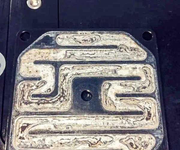 BOCHU BLT 662H, повреждение водяного контура